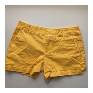 Yellow shorts